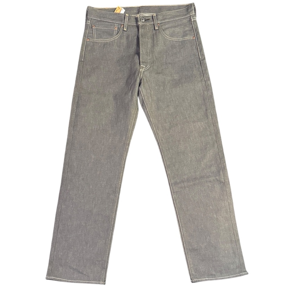 Levi’s 501 Straight Leg Button Fly Stiff Jeans Grey Men’s 32x32 Brand New